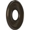 Ekena Millwork Berkshire PVC Medallion (Canopies up to 4 1/2"), 10"OD x 3 1/2"ID x 3/4"P, Metallic Dark Bronze CMP10BECDB - alternate 5